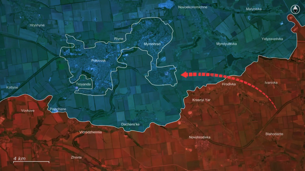 Frontline report: Russian assault force encounters lethal funnel on Hrodivka-Myrnohrad road
