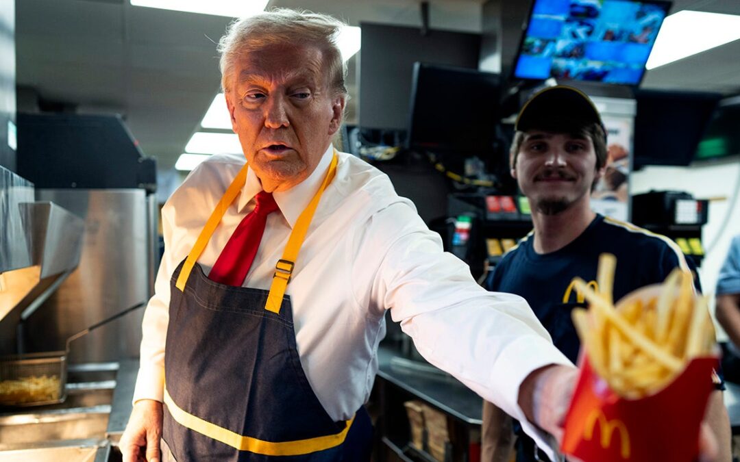 Behind the scenes of Trump’s ‘iconic’ McDonald’s visit before election victory