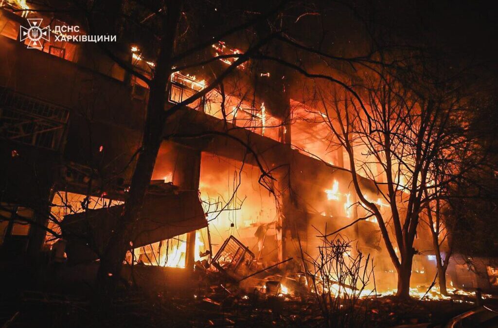 Russia’s drones now dive-bomb from 5,000 meters, Kharkiv official warns after deadly attack