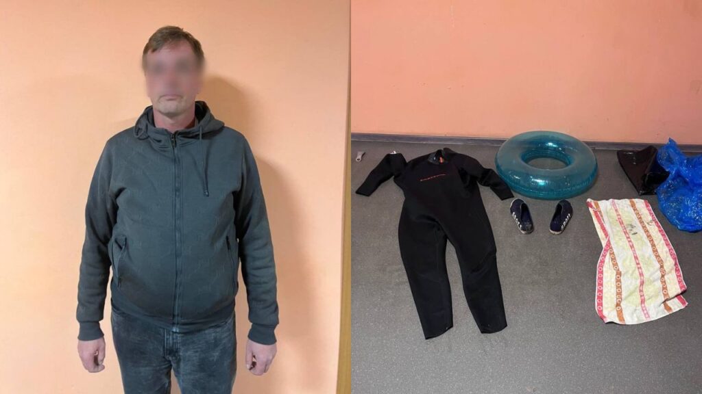 Polish man tried to swim from Estonia to Russia on inflatable mattress to join Putin’s army. He was detained
