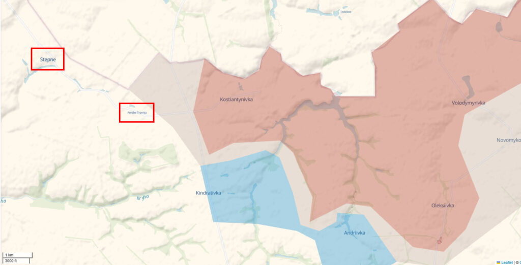 Ukraine just cleared two Sumy villages—monitoring maps never showed them as occupied